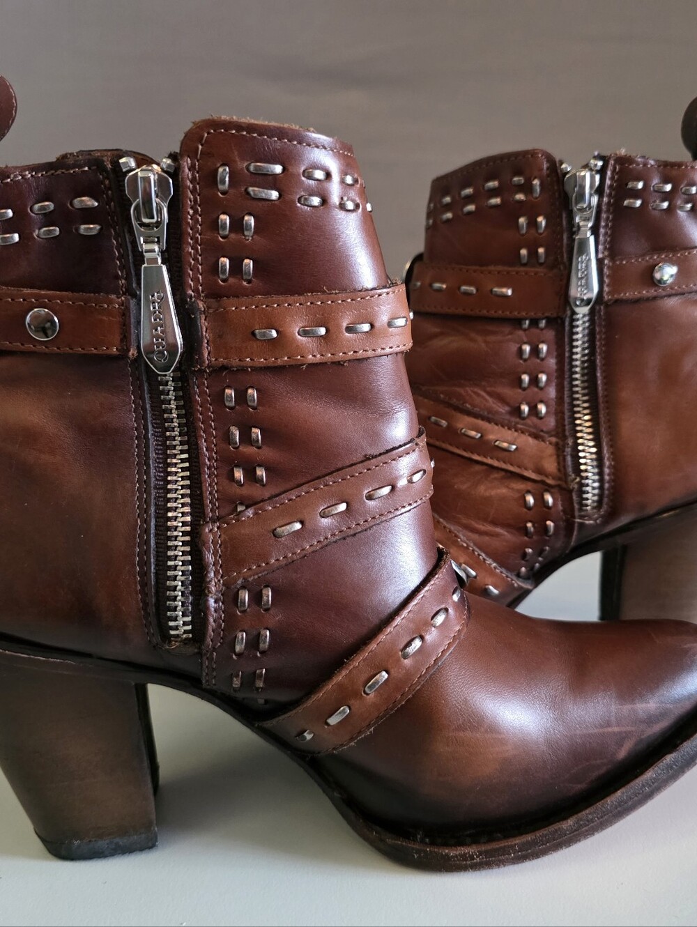 Cuadra maple cowhide leather ankle boots women’s Sz 6 1/2 - Picture 9 of 16
